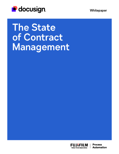 Check out the latest state of contract management report from FUJIFILM Process Automation and see how Docusign CLM can improve your contract lifecycle.